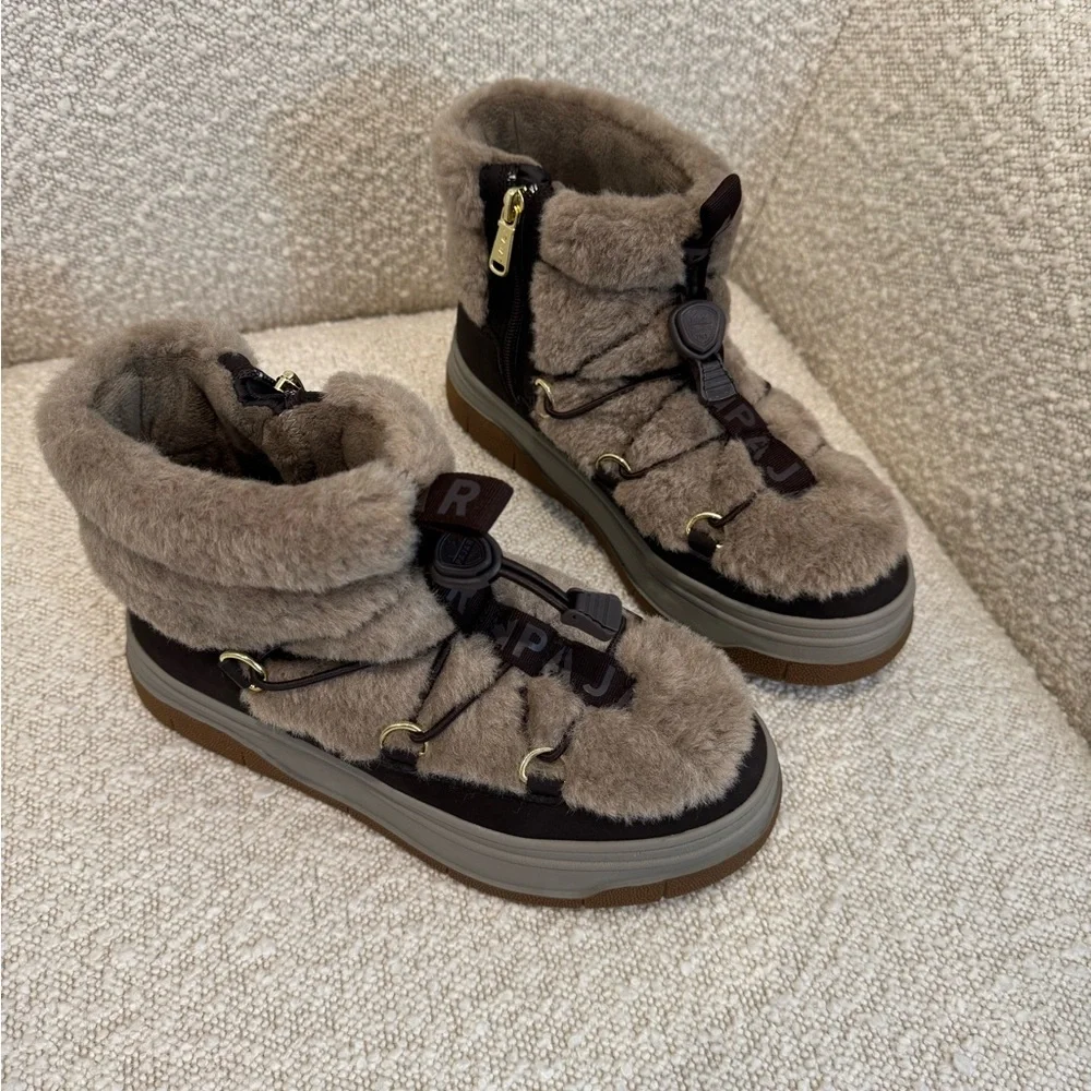 Pajar Canada Janie 2.0 Women’s Brown Snow Boots Size 7 - Picture 5 of 9